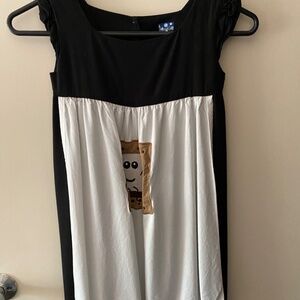 Kickee Pants Embroidered Dress ~ S'mores ~ New Without Tags ~ Size 6/8 ~ Bamboo